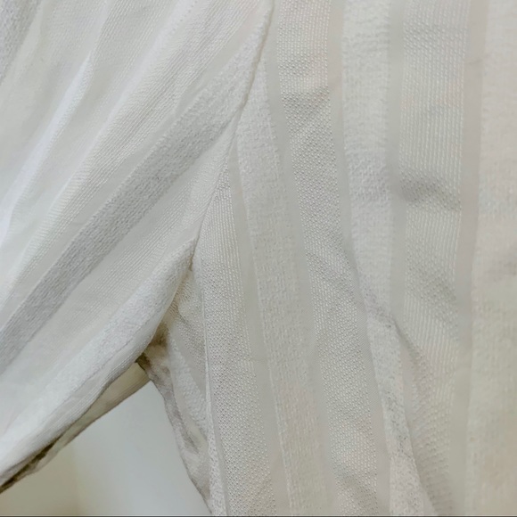 NWT Nordstrom Treasure Bond Sheer Stripe Blouse M - Picture 8 of 11